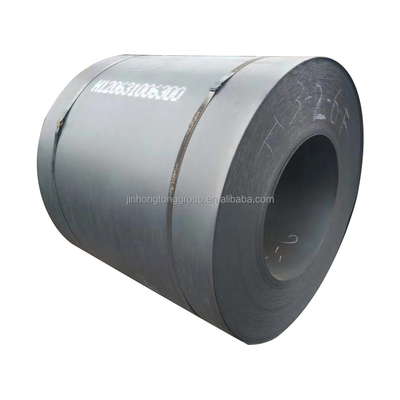 非合金 Ss400 Q235 Q355 A36 Grade50 S235jr ホットロールブラックカーボン鋼ストライプ 8-35 MT/コイル重量のためのスロットコイル/シート