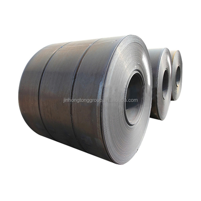 非合金 Ss400 Q235 Q355 A36 Grade50 S235jr ホットロールブラックカーボン鋼ストライプ 8-35 MT/コイル重量のためのスロットコイル/シート