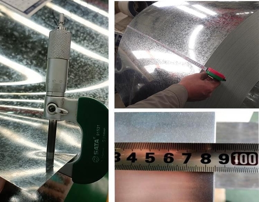 JIS/ASTM/AISI/GB 標準 熱浸し?? 製合金鋼板 ボイラープレート G550 PPGI コイル Az150 3mm カッター