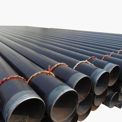 100mm 120mm Erw 溶接された黒い丸い鋼管管 容量 ±1% 切断形状 丸いA312 A53 炭素鋼の溶接管
