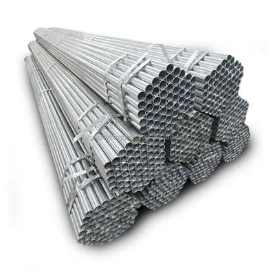 鉄鋼構造 ASTM A36 Q235 CE証明書と亜鉛で覆われた円形電熱鋼管 200-700g/sqm