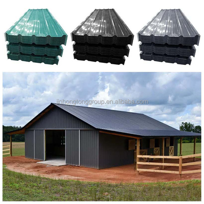 AISI/ASTM/JIS/EN/EN/GB 柔らかい色の屋根シート 波紋金属屋根シート ppgi 柔らかい硬さのある屋根シート