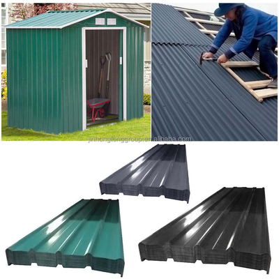 AISI/ASTM/JIS/EN/EN/GB 柔らかい色の屋根シート 波紋金属屋根シート ppgi 柔らかい硬さのある屋根シート