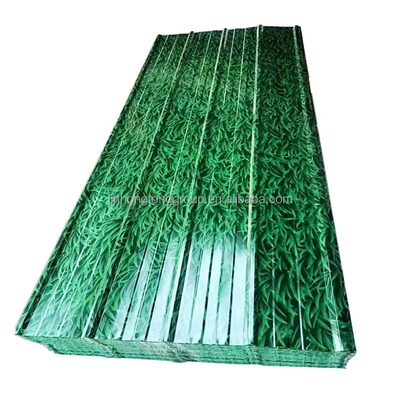 RAL カラー ガルバン化 瓦解鋼板 屋根/屋根板 合金鋼 亜鉛 覆い鉄 厚さ 0.1-1mm