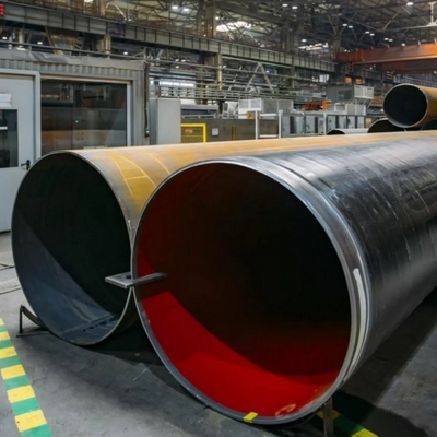 ホットロールおよびASTM Q235 Q355 S235jr S355j0 炭酸鋼の溶接管 API 建築用パイプ技術