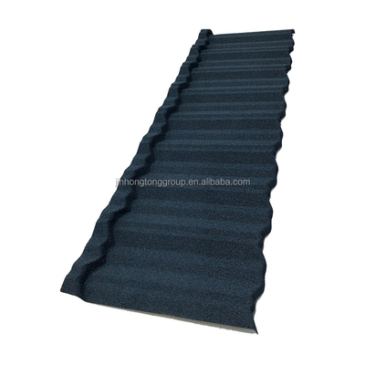 0.4mm 厚さ 建築用 石覆い屋根タイル 幅 665-1000mm ビラ 屋根材料 輸出国