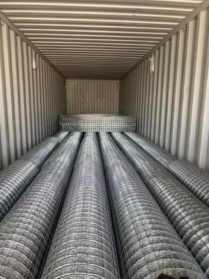 鉄筋電鉄線 カスタマイズされた色 高強度鋼筋強化網 フェンスパネル用 2x2 鉄筋電鉄線電網