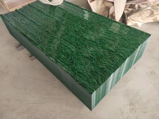 塗装されたPPGI PPGL 屋根鋼板 鉄板 0.2mm 瓦解金属 屋根タイル 10 FT 建設材料