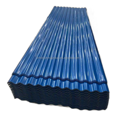 PPGI 屋根シート 0.13 厚さ PPGI PPGl カラーコーティング金属屋根 波紋鋼板 長さ 1400-1799mm 中硬