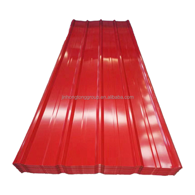 PPGI 屋根シート 0.13 厚さ PPGI PPGl カラーコーティング金属屋根 波紋鋼板 長さ 1400-1799mm 中硬