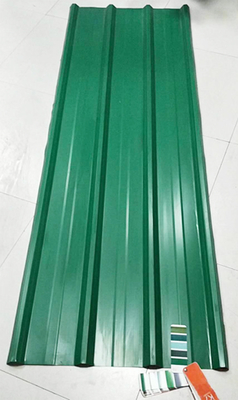 762-899mm 幅 波紋鋼板PPGI DX01 DX02 建物やワークショップ用の彩色塗装金属屋根タイル