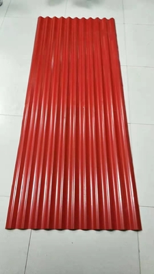 デコイリング加工サービス 1800-2000mm 長さ金属建材のためのプリペイントガルバン化鉄屋根シート