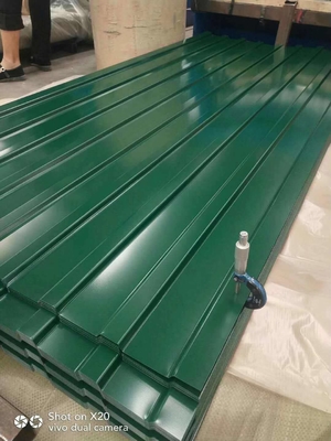 亜鉛電熱色 角型鋼屋根タイル 厚さ0.2mmから4mmの建築用PPGIコーティングシート ASTM標準