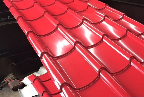 波紋金属屋根シート 硬さ 中硬 ASTM A792 建材 色 塗装 ガルバルーム PPGI PPGL 屋根タイル