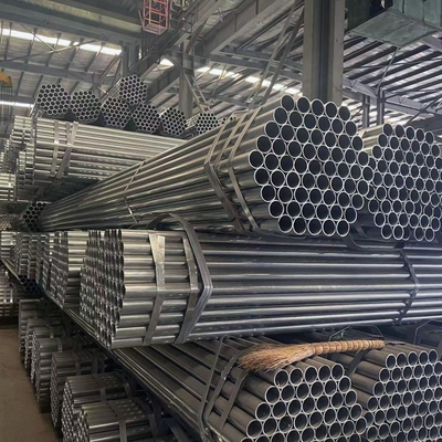 建設構造 ASTM S235 48.3mm 長さ12Mのガルバン化鋼丸管