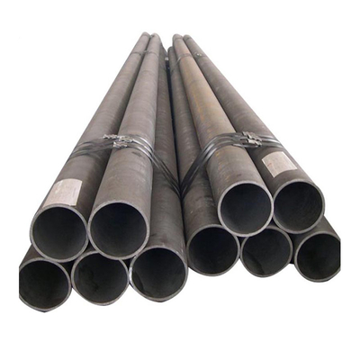 ISO9001 認定 無油 ASTM A53 無縫炭素鋼管 P235GH 管路端ベーベル 黒色塗装 4' 鋼管