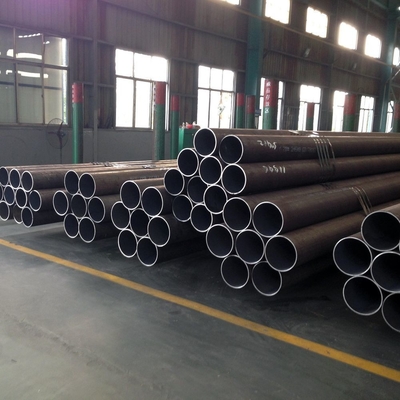 ISO9001 認定 無油 ASTM A53 無縫炭素鋼管 P235GH 管路端ベーベル 黒色塗装 4' 鋼管