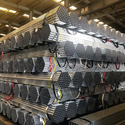 ホットディップガルバン化Q195/Q215/Q235/Q345/SS400 丸い鋼管 ASTM A106 Sch 40 ERW GIチューブ 実際の重量による請求書