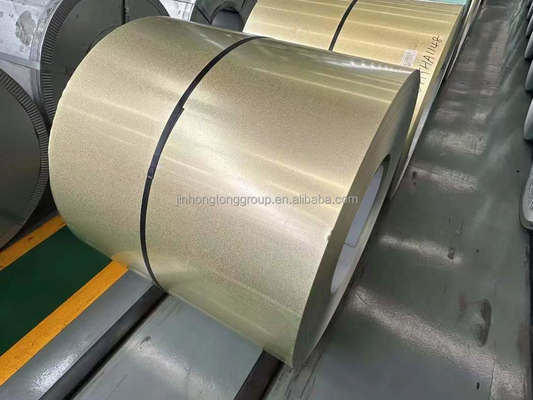 容量 ± 1% GL AZ50 瓦状板 DX51D SGCC 1000mm 幅 防指 アルウジンカルバルーム鋼コイル 屋根板用