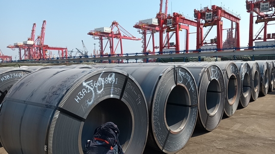 0.2-3mm 幅 耐磨鋼 Q195 Q215 Q235 Q255 Q275 JIS ASTM GB 炭鋼 熱巻きコイル/ロール/ストライプ