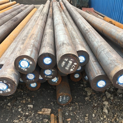 処理 ASTM 4140 A36 Q235/Q345/SS400 薄型炭素鋼の丸い棒と黒くピクルクされたHL ブラッシュされた磨き表面