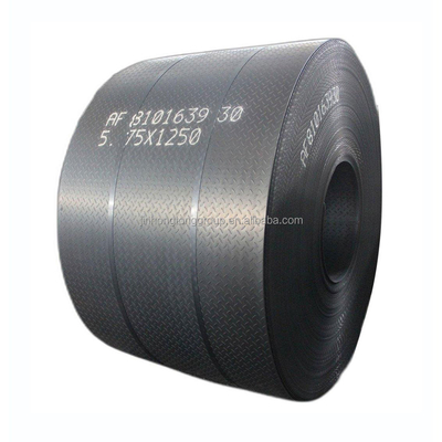 204C2 高精度 S235JR Q235B 建築用炭素鋼のチェッカープレート 2-6m 長さ