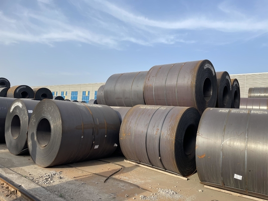 工場低価格 ASTM A36 A283 A387 Q235 Q345 S235jr HRC ホットロールカーボン鋼コイル