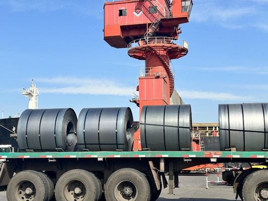 工場価格 ASTM A36 A283 A387 Q235 Q345 S235jr Hrc ホットロールカーボン鋼コイル