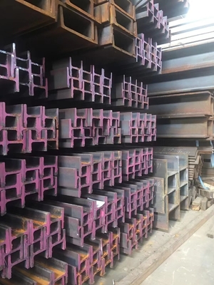 ホットロール Q235/q355b Astm A36 炭酸鋼 H ビーム 建築用標準構造材料 溶接サービスを含む