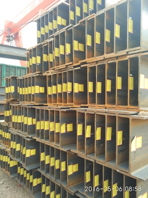 ホットロール Q235/q355b Astm A36 炭酸鋼 H ビーム 建築用標準構造材料 溶接サービスを含む