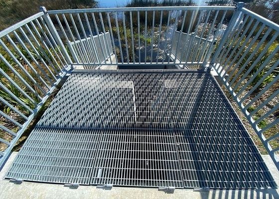 鉄筋車道グリッティング 重用金属 304 316 316L ステンレス鋼床排水グリッティング 平方バーグリッティング