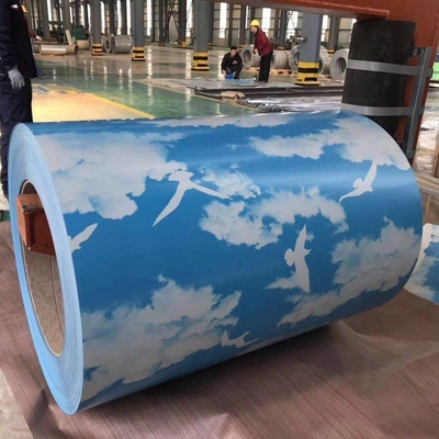 前塗装のガルバン化鋼コイル (0.13-2.0mm),建設用硬化鋼,理想的なPPGI/PPGL屋根材料
