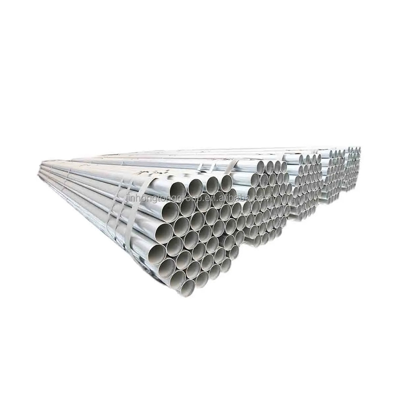 鉄鋼構造 ASTM A36 Q235 CE証明書と亜鉛で覆われた円形電熱鋼管 200-700g/sqm