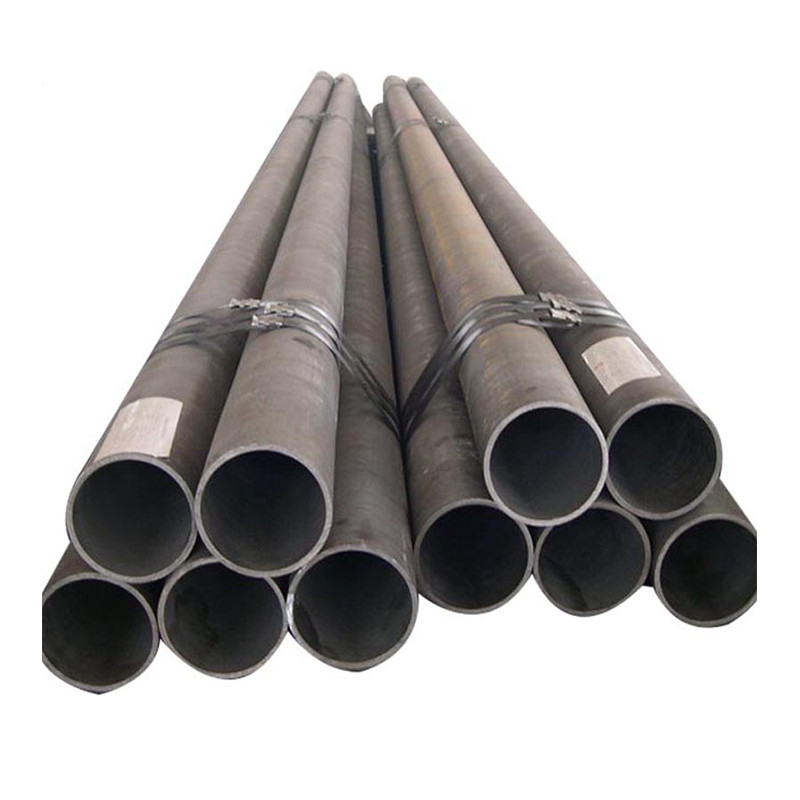 ISO9001 認定 無油 ASTM A53 無縫炭素鋼管 P235GH 管路端ベーベル 黒色塗装 4' 鋼管