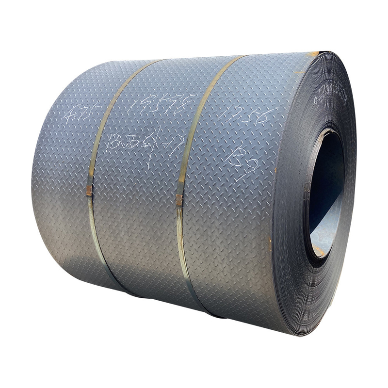 2.0-8mm チェッカー式炭素鋼板 切断サービス提供による熱巻きベース冷巻き技術で加工